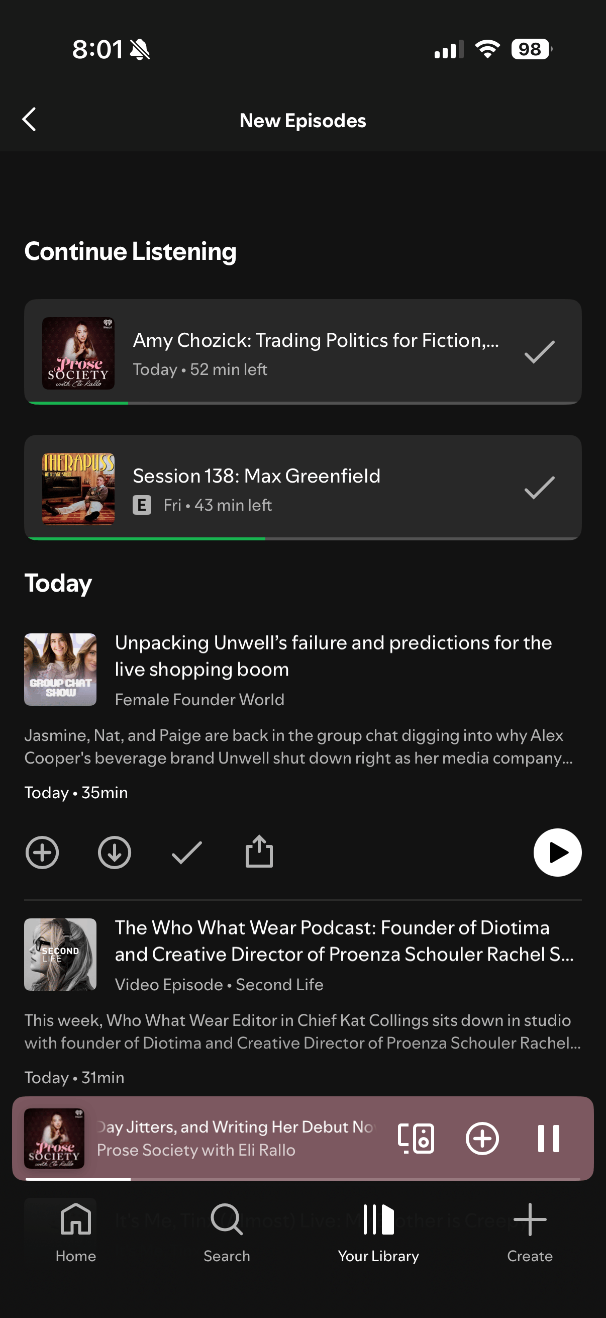 Unsubscribing from podcasts that no longer serve you