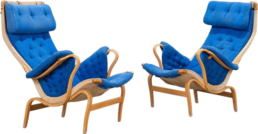 Bruno Mathsson Pernilla Lounge Chairs