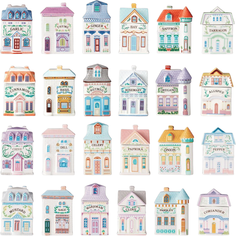 Lenox Spice Village 24-Piece Spice Jar Set