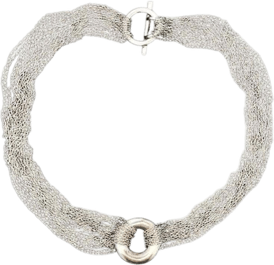 Elsa Peretti Sterling Silver Mesh Necklace
