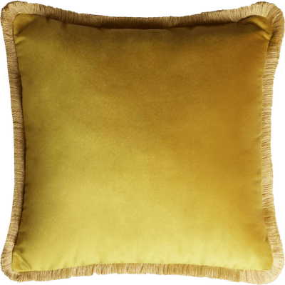 Major Collection Mustard Velvet Cushion