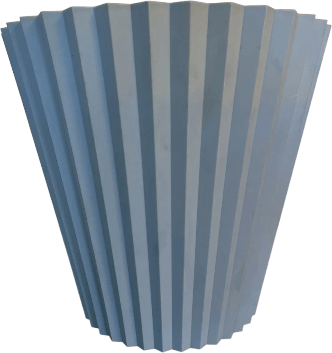 4836 Pleated Waste Basket