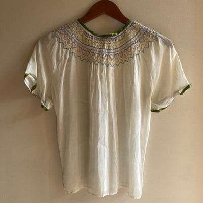 Vintage 1930s Smocked Blouse