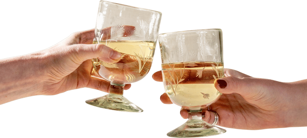 The perfect summer wine glass