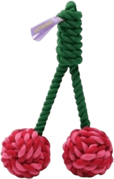 VETRESKA Cherry Knot Rope Toy