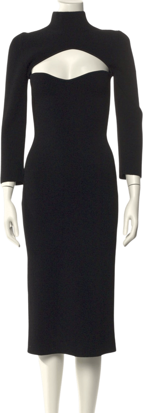 Turtleneck Long Dress