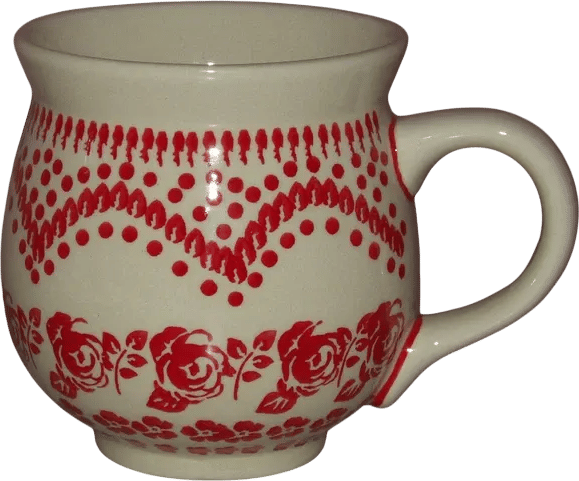 Polish Pottery 16 oz. Bubble Mug