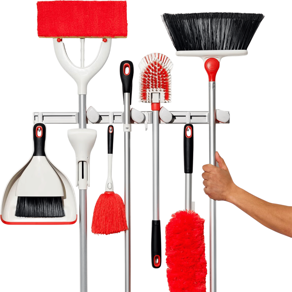 Broom + Garden Supply Organizer