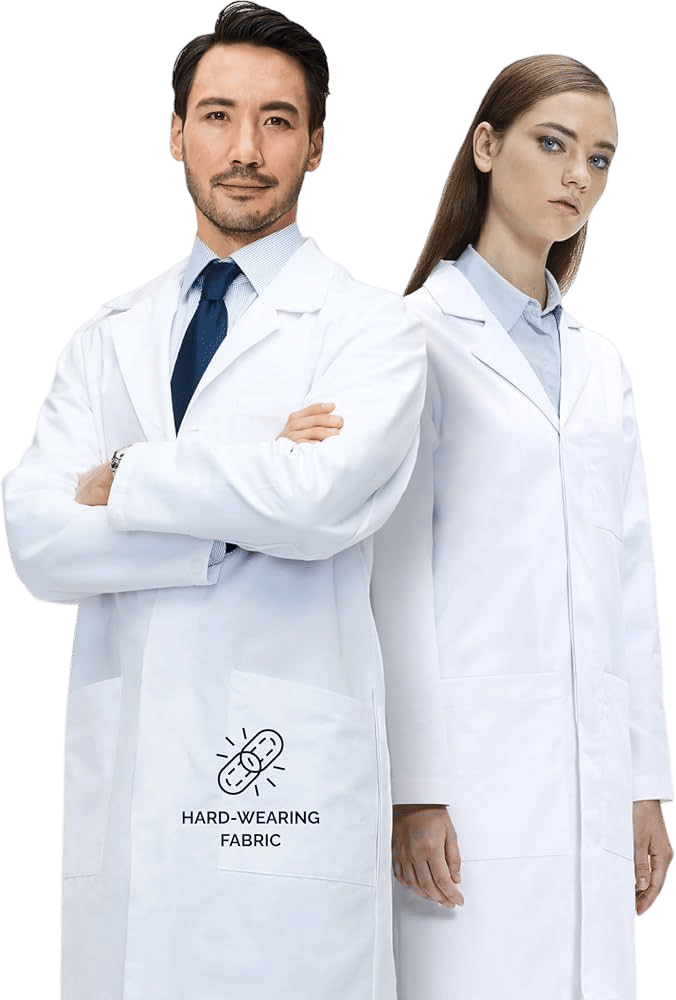 Professional 100% Cotton Lab Coat