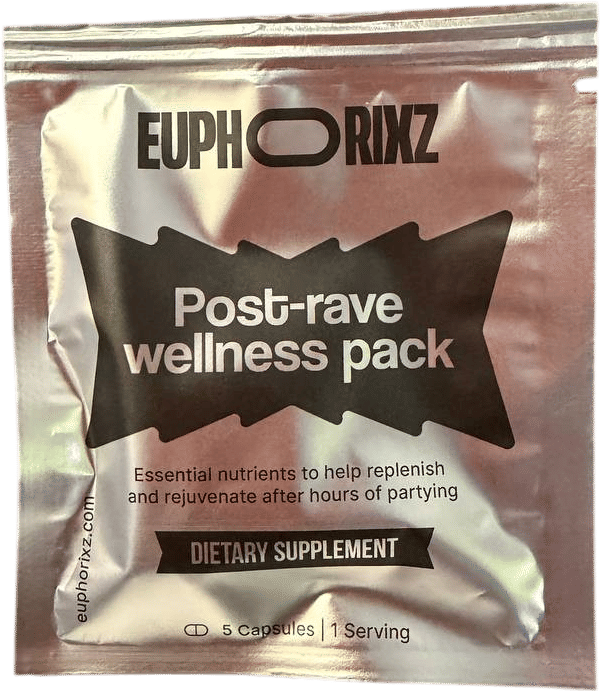 Euphorixz post-rave wellness pack