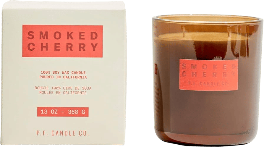 p.f. candle co. smoked cherry