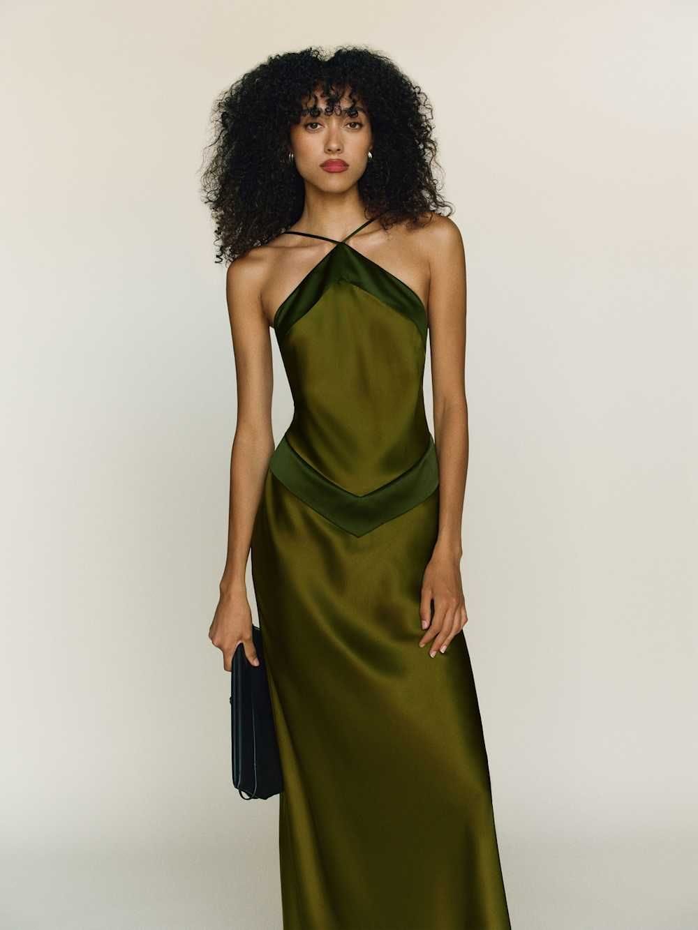 reformation jillian silk dress