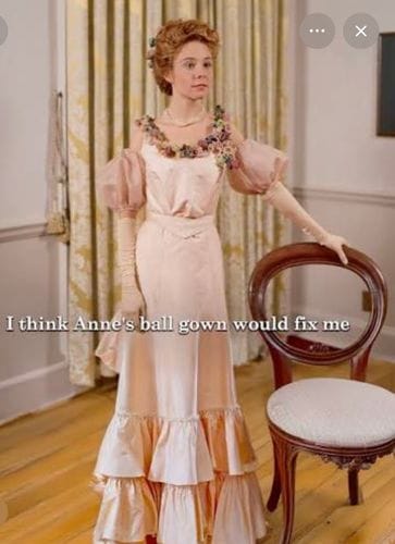 anne of green gables flower gown