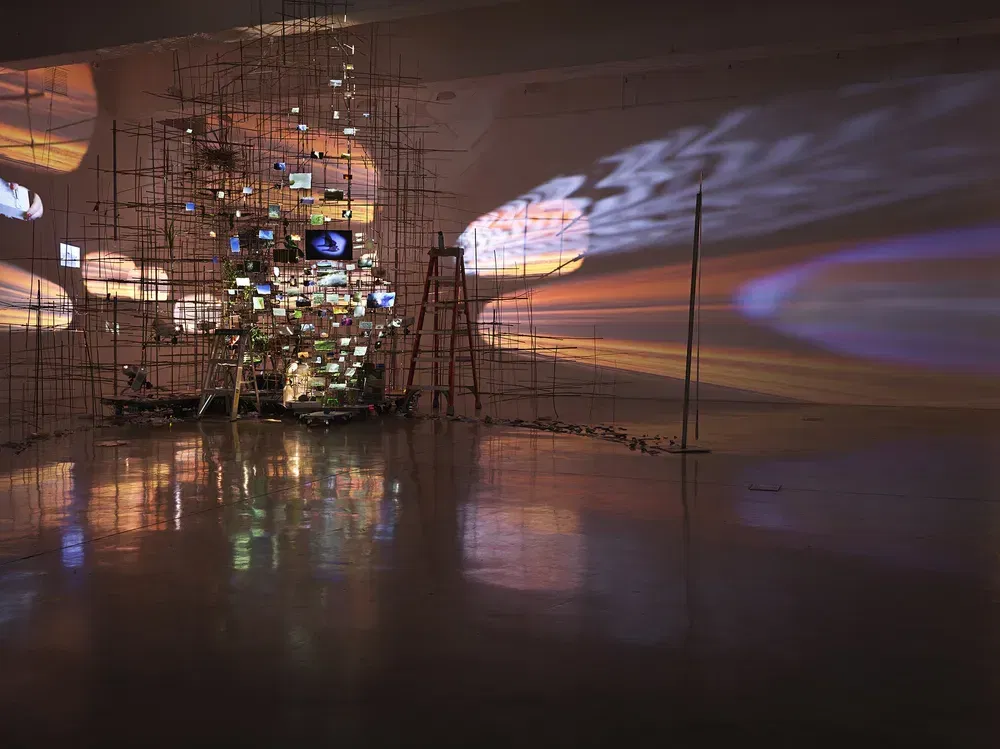 sarah sze's installations