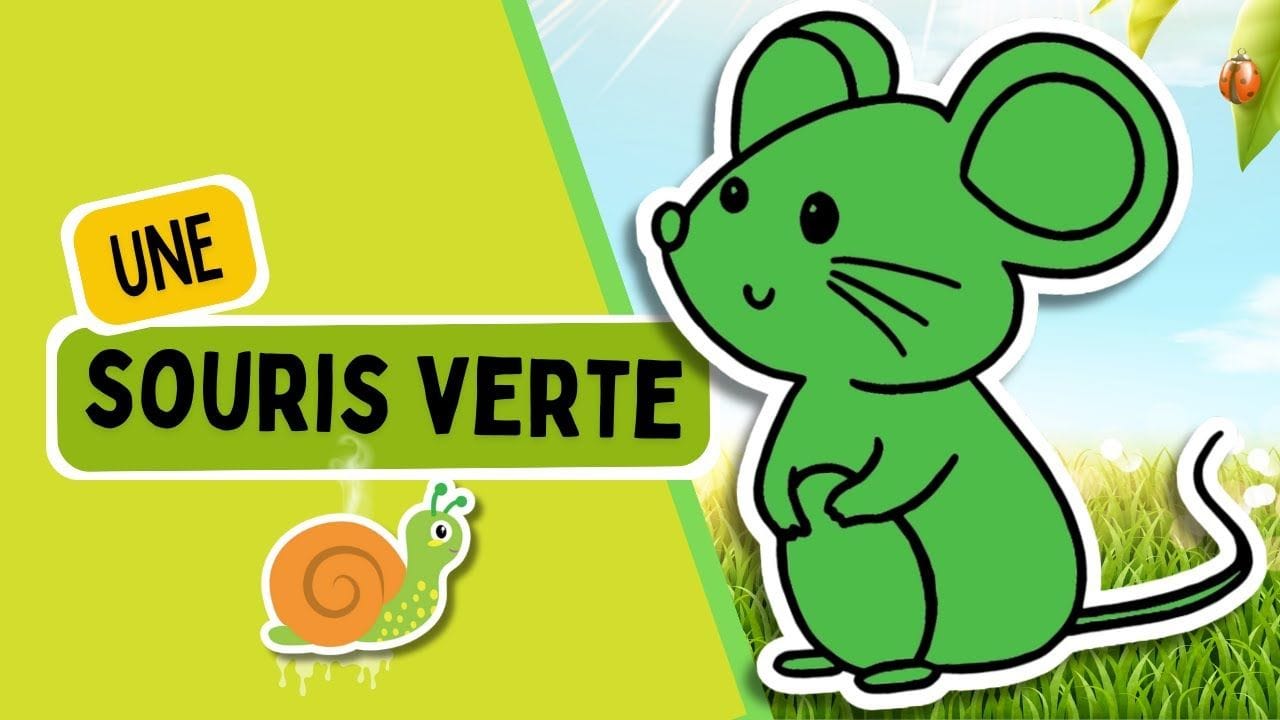 Une souris verte