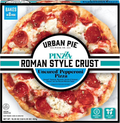 Urban Pie Pinza Roman Style Crust Uncured Pepperoni Pizza