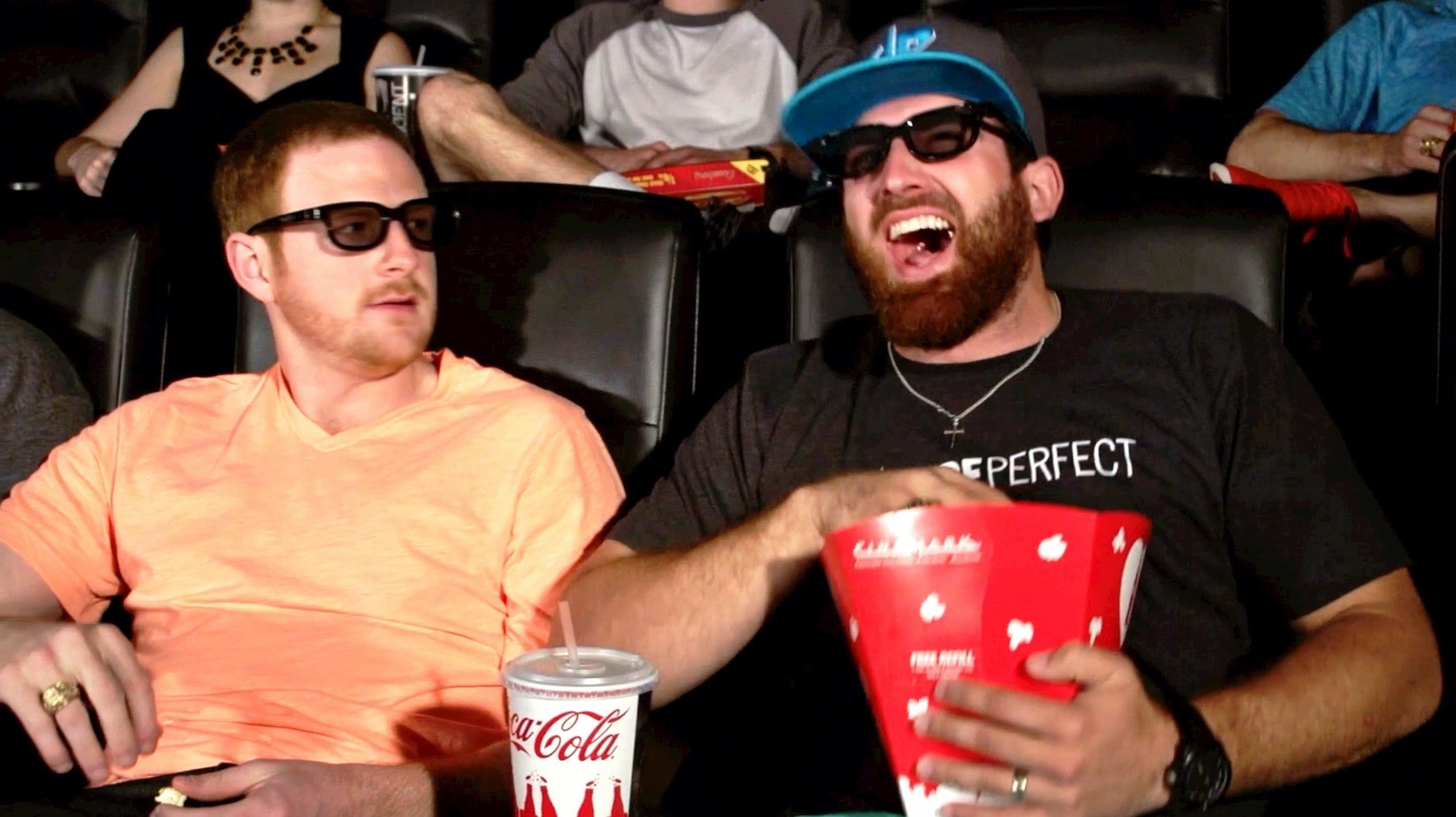 Seeing movies with your friends