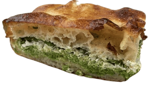 Sweet Pea, Mint & Feta Sandwich (Radio Bakery)