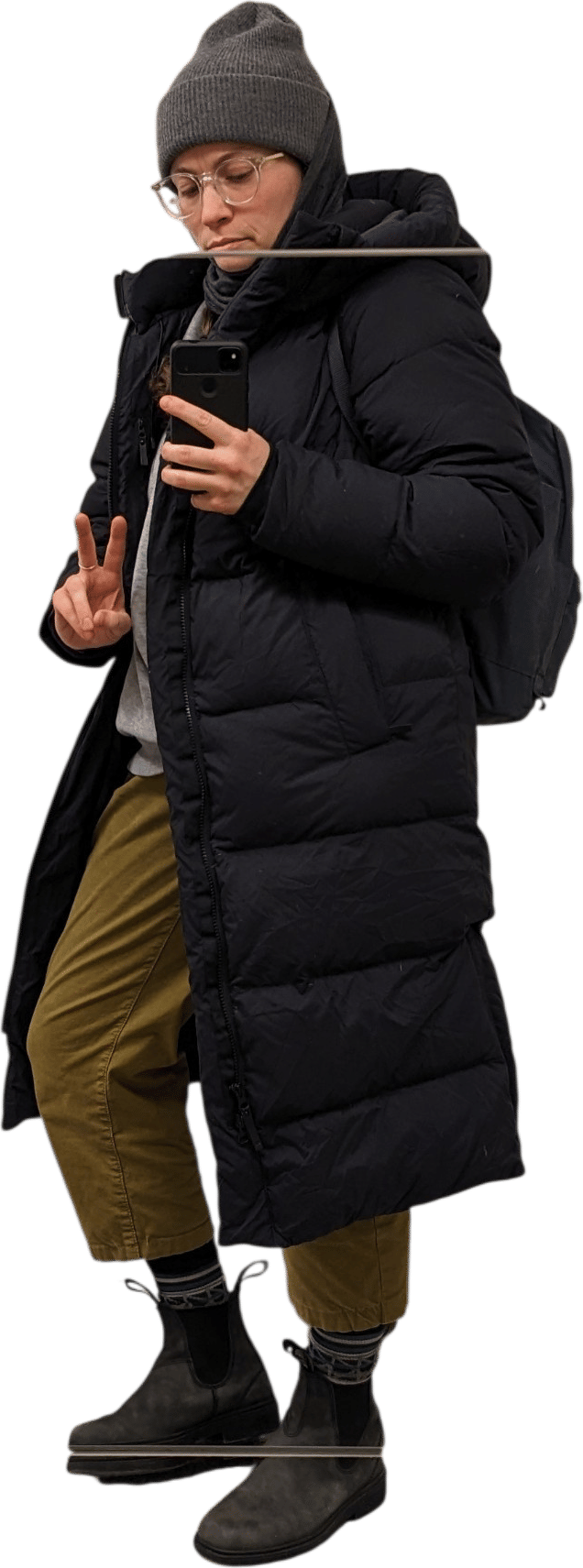 A coat that is as long as possible