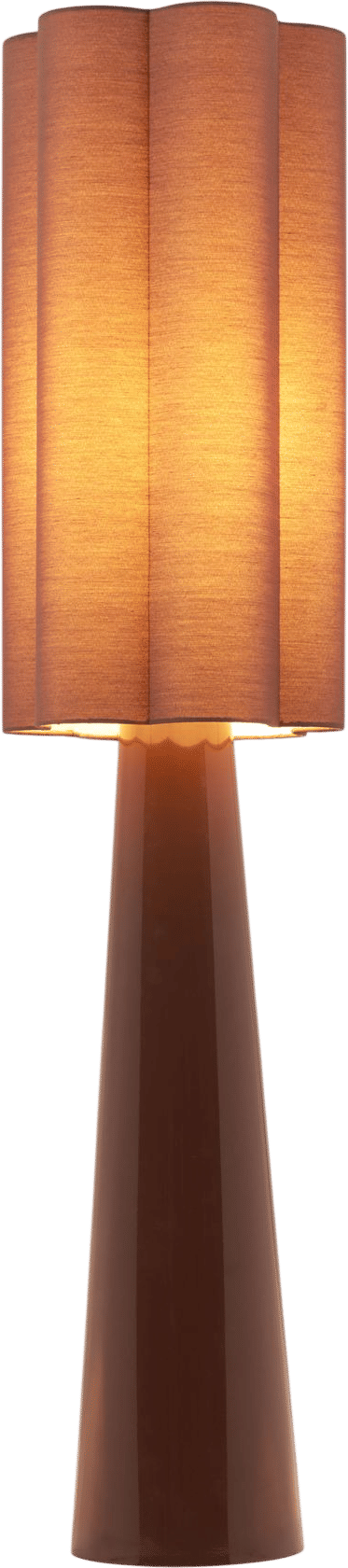 Zuo Hospitality Violet Floor Lamp Brown