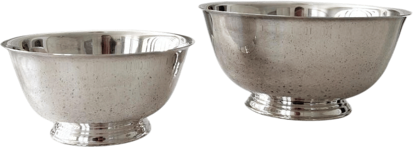 Footed Revere Bowls