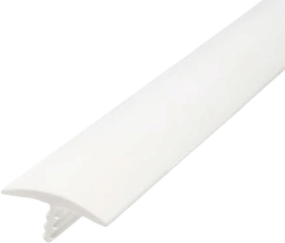 Outwater Industries 25 Foot White 13/16 Inch Center Barb Tee Moulding