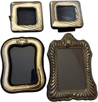 Antique Sterling Silver Picture Frames