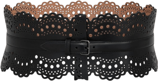 Bustier Belt in Vienne Wave Calfskin