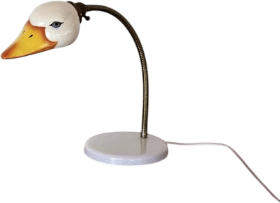Vintage 1970s George Kovacs Goose Head Lamp