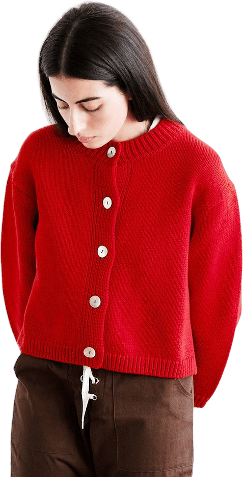 Well made cozy librarian sweater