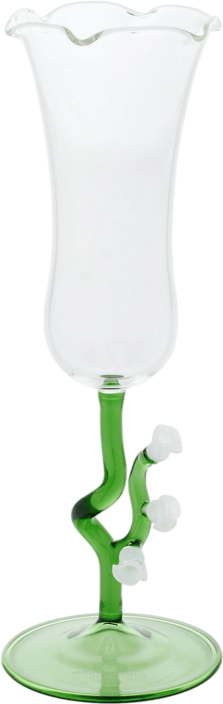 Lily of the Valley Champagne Glass