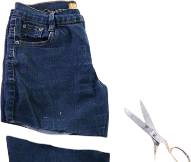 cutting kids pants into shorts