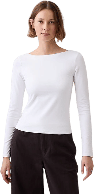 Gap CloseKnit Jersey Scoop-Back T-Shirt