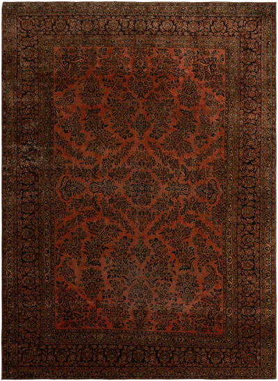 Hand Knotted Sarough Persian Wool Rug