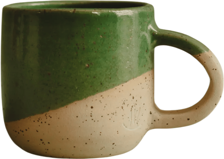 Madriguera Workshop Green Ceramic Mug