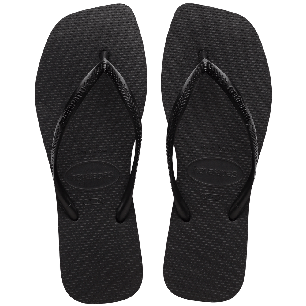 havaianas slim square flip flops