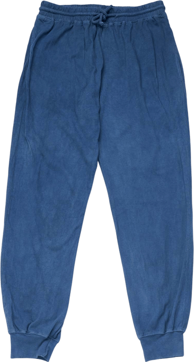 Organic Cotton Jogger Pants - Indigo Dyed