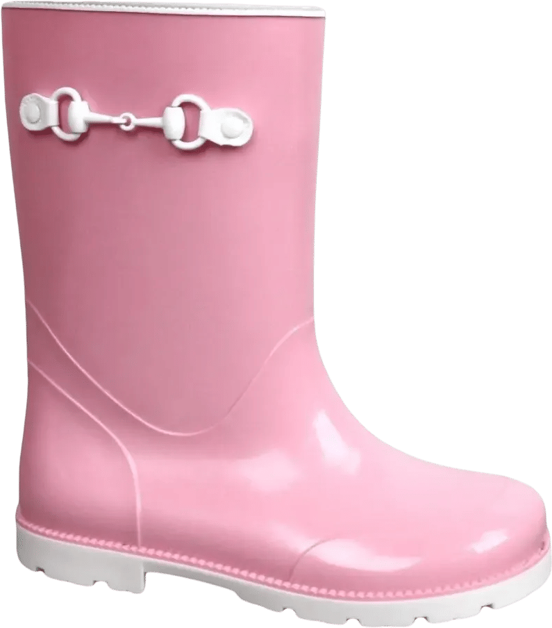 Boots Gucci Pink size 31 FR in Rubber - 56679906