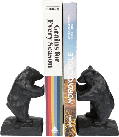 Cast Iron Bear Bookends