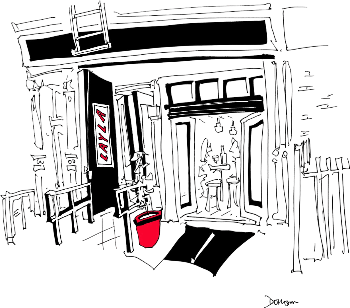 All The Restaurants Prints