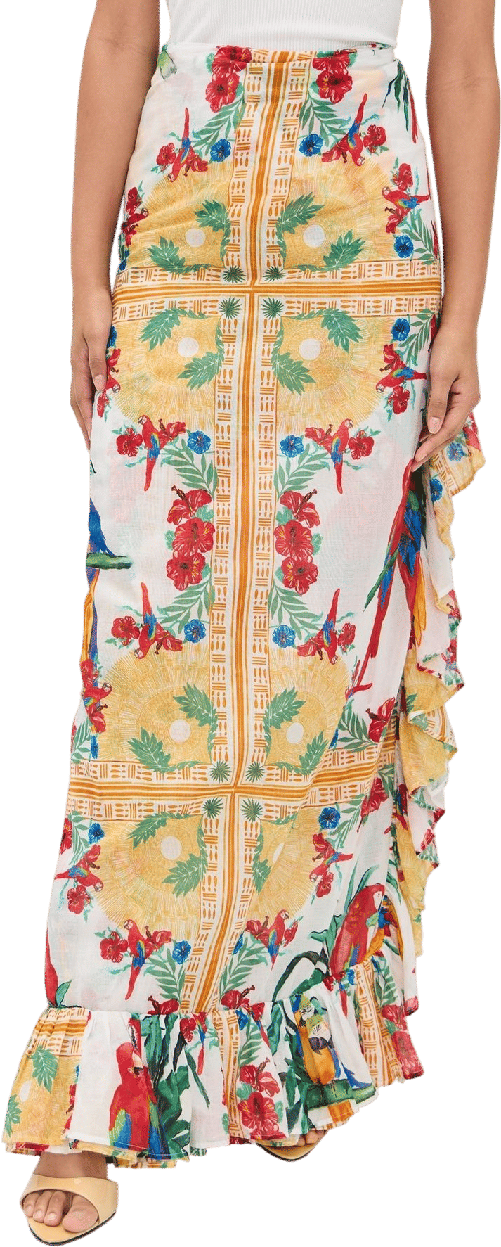 Coniglio Palm Beach Ruffle Power Pareo