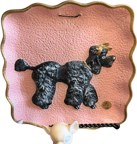 Vintage Porcelain Poodle Figurines
