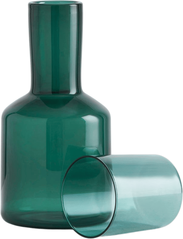 J'ai Soif Carafe & Glass (Teal)
