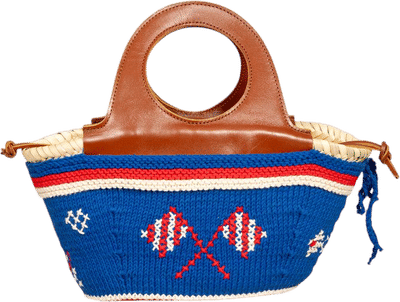 Caxinas Mini Embroidered Basket