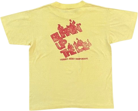 Vintage Burnin' Up The Ice Burn T-Shirt (1970s)