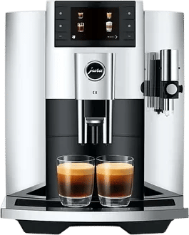 Jura E8 Automatic Espresso Machine - Chrome