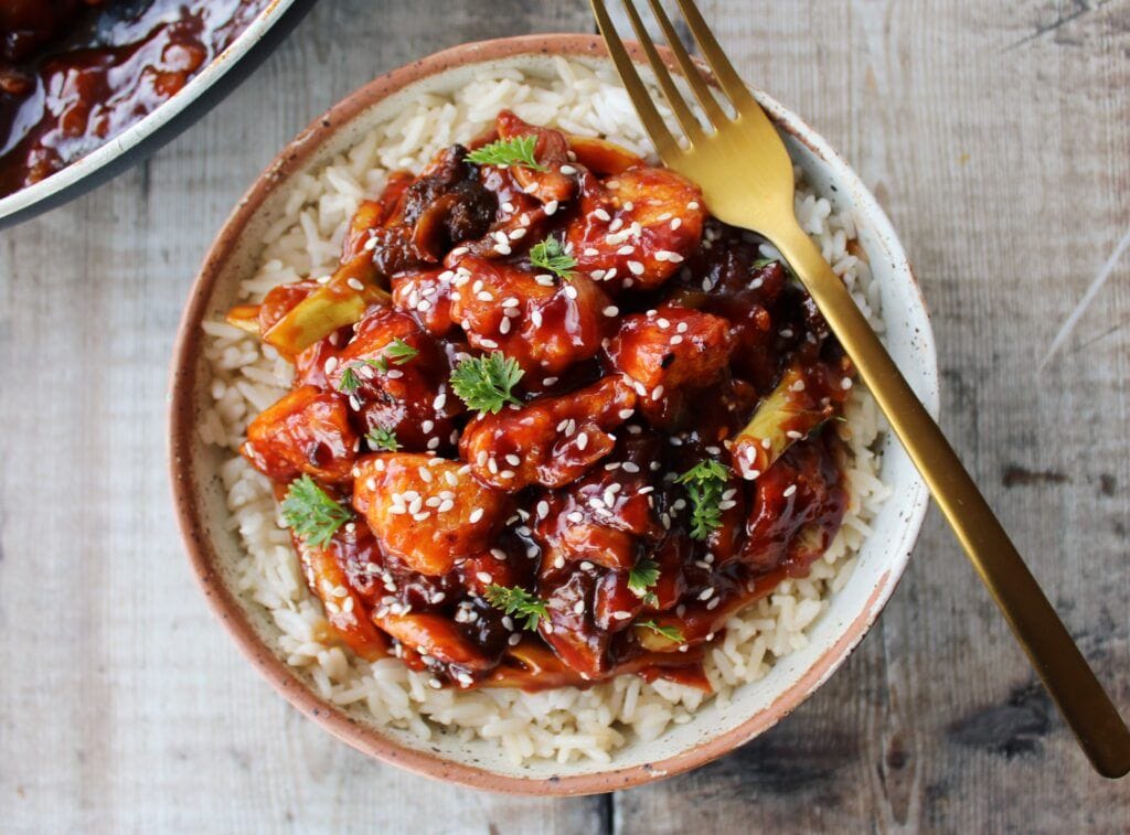 Gina Burgess' sweet and sour tofu recipe