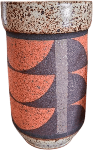 Ceramic Geometric Vase
