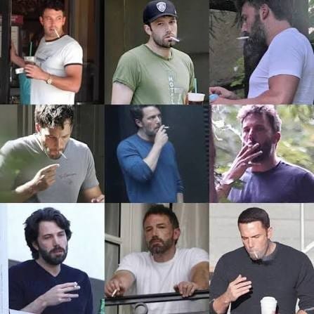 Ben Affleck’s love of cigs & Dunkin