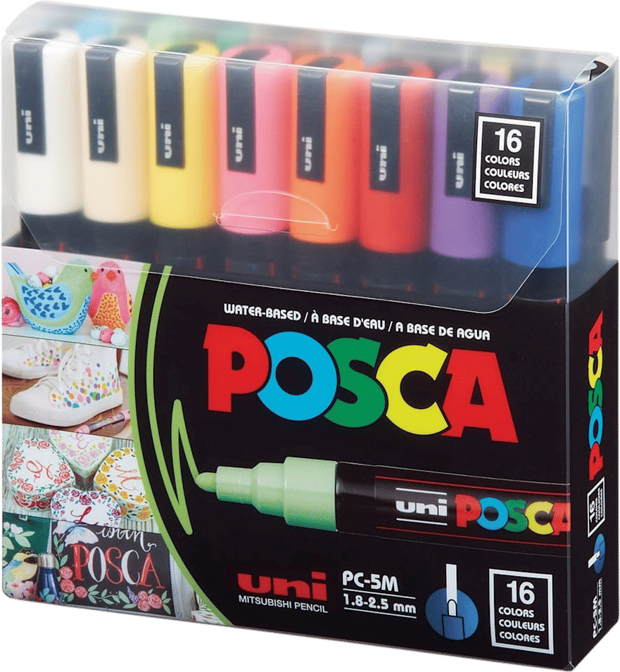 Posca Paint Markers - Set of 16